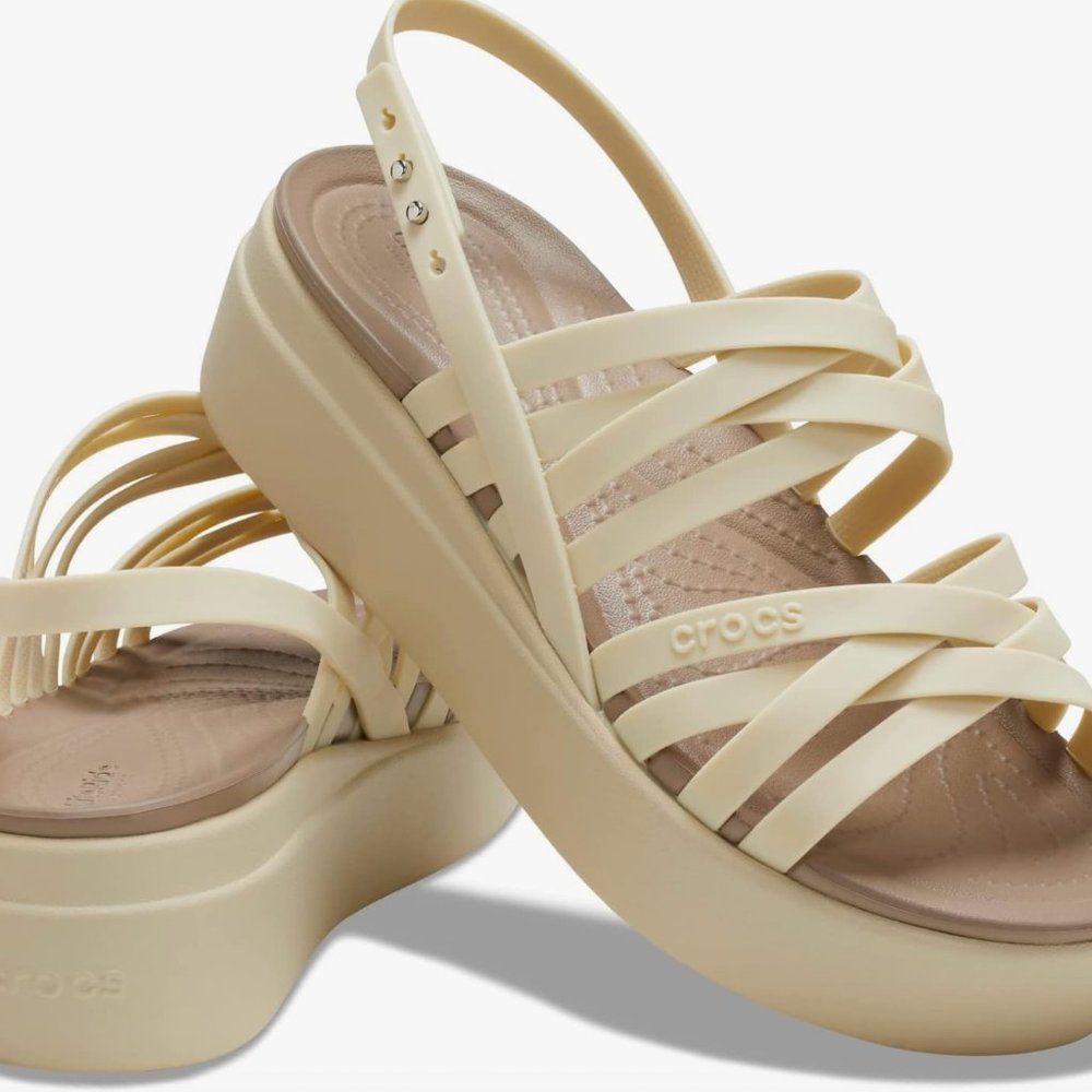 Crocs Brooklyn Strappy Low Wedge